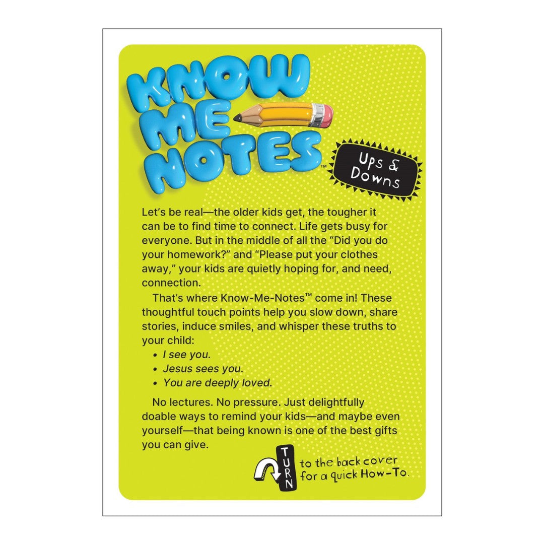 Know-Me-Notes: Ups & Downs - Re-vived