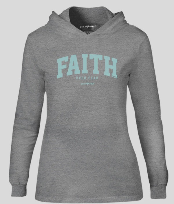 Faith Hoody Tee Medium - Re-vived
