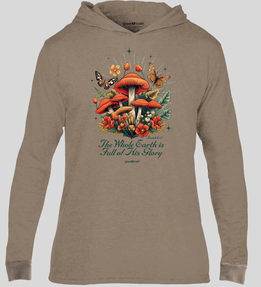Mushrooms Hoody Tee XL - Re-vived