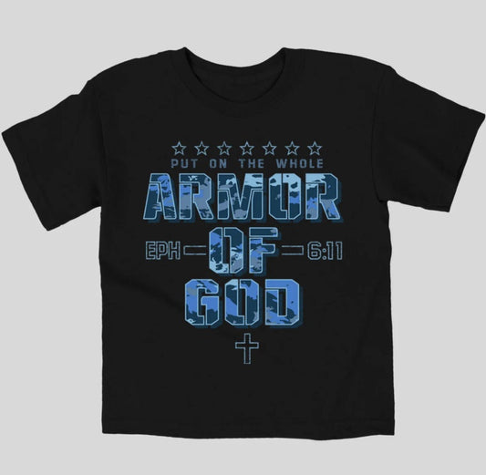 Armor Camo Kids T-Shirt Small - Re-vived