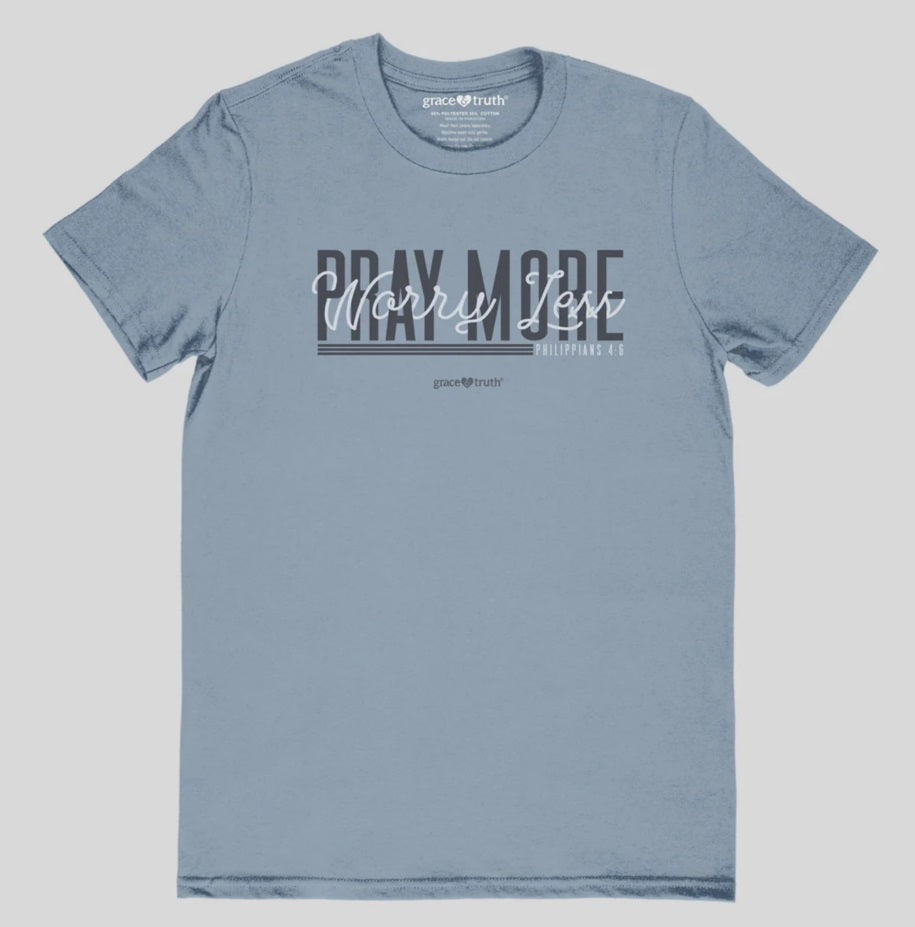 Pray More Grace & Truth T-Shirt Medium - Re-vived