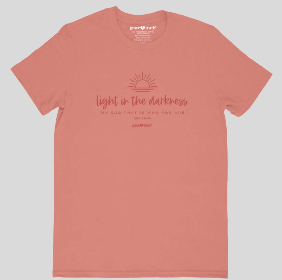 Light in the Darkness Grace & Truth T-Shirt XL - Re-vived