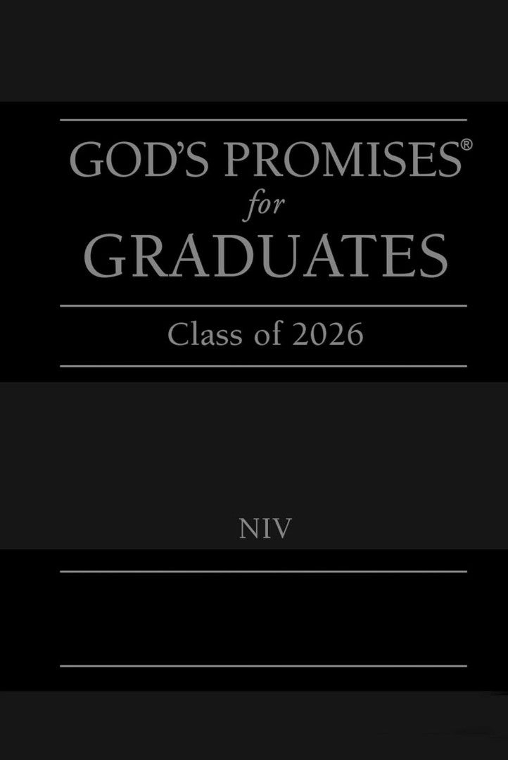 God's Promises for Graduates: Class of 2026 - Black NIV - Re-vived