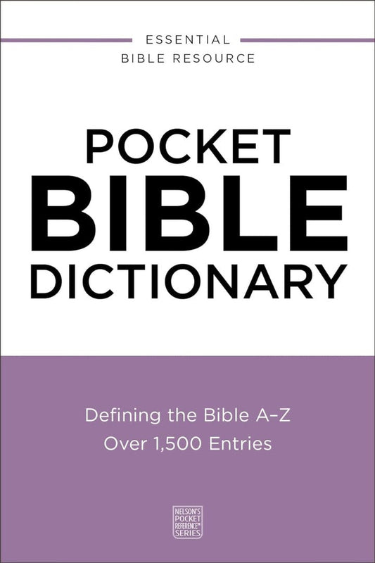Pocket Bible Dictionary - Re-vived