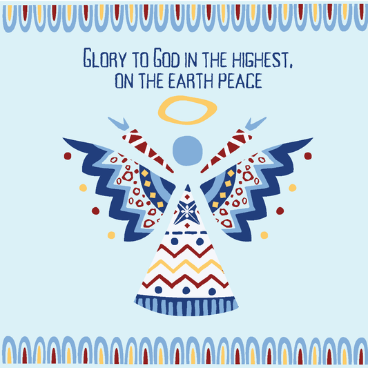 Glory to God Angel Christmas Cards (pack of 10)