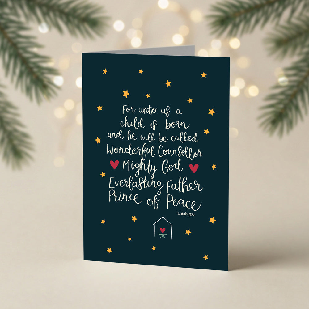 Wonderful Counsellor Christmas Cards (pack of 10)