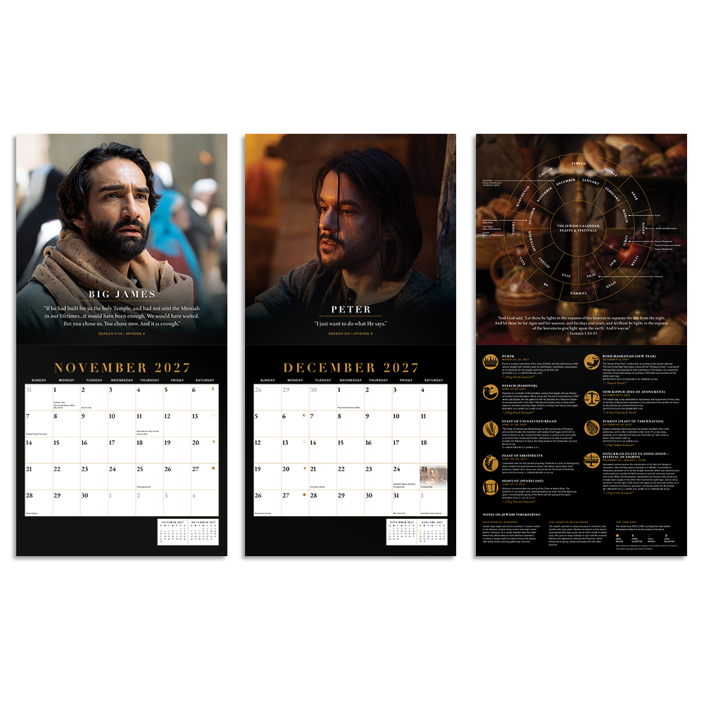 The Chosen 2027 Wall Calendar (UK + IRL Edition)