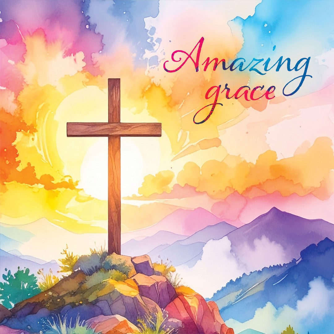 Amazing Grace Christian Easter Cards (Pack of 5) - Re-vived