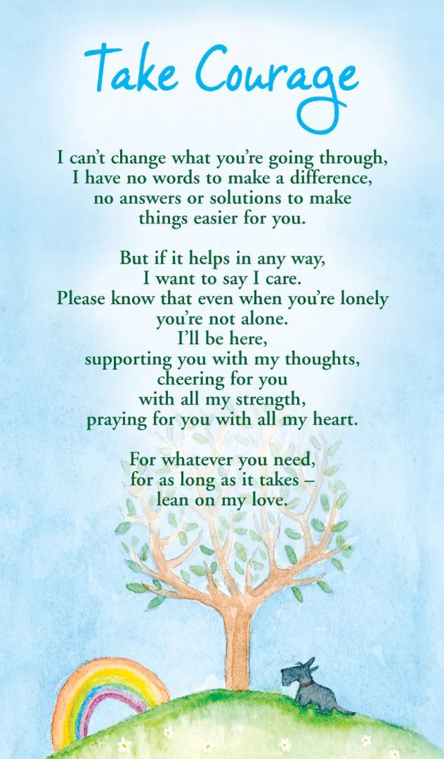 Prayer Card - Take Courage (pack of 20) - Re-vived