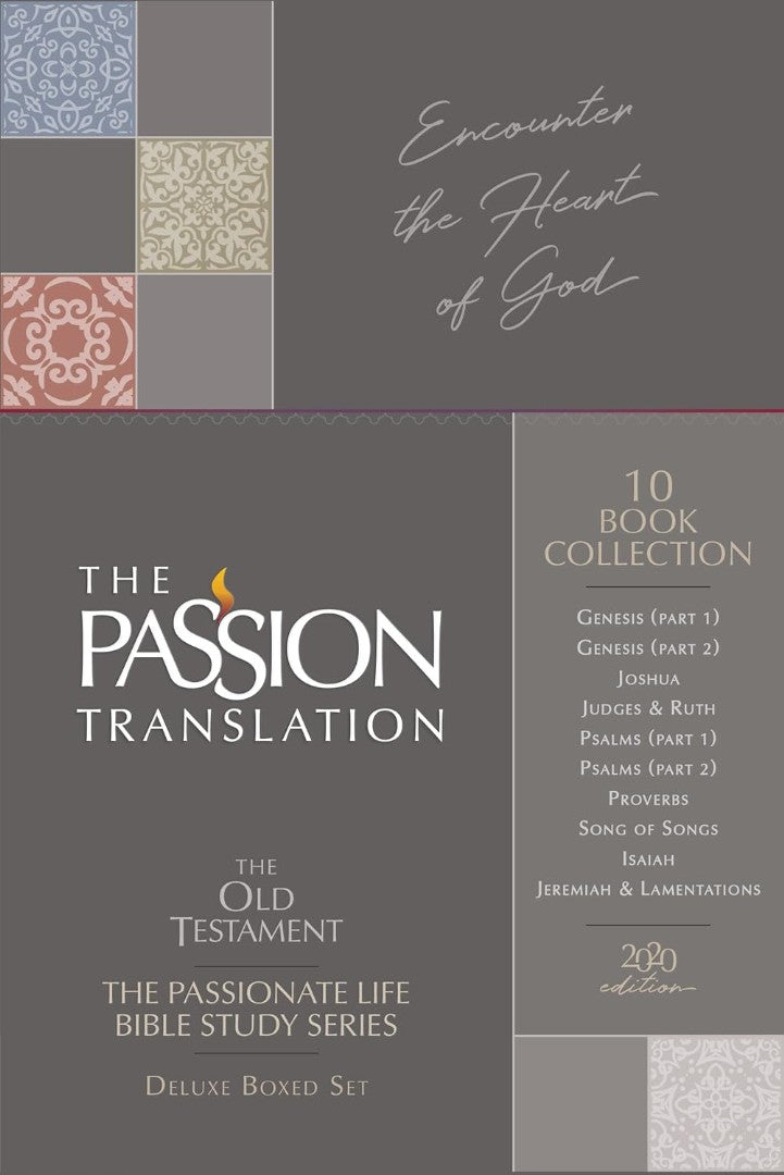 The Passion Translation Bible Study Old Testament Set of 10 - Re-vived