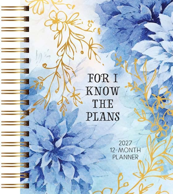 For I Know the Plans 12-Month 2027 Planner - Re-vived