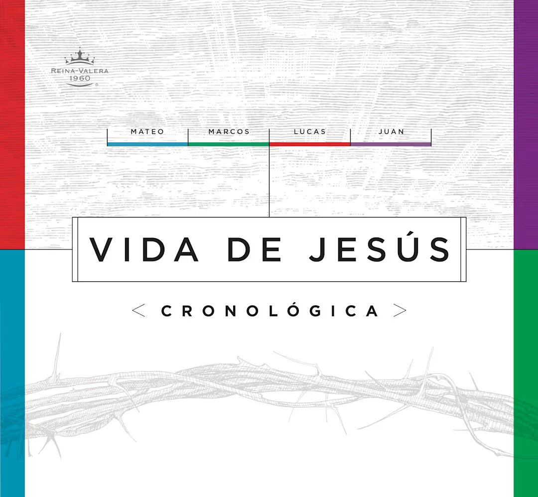 RVR 1960 Vida De Jesús Cronológica, Tapa Dura - Re-vived