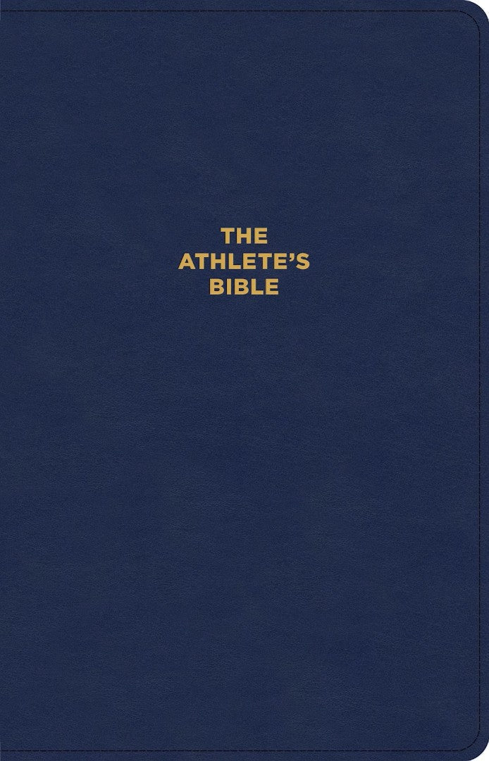 CSB Athlete's Bible, Revised and Updated, Optimal Type, Navy - Re-vived