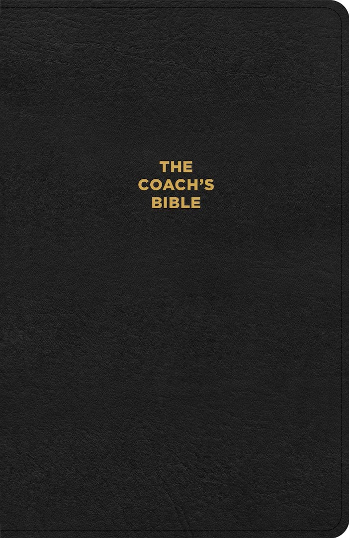 CSB Coach's Bible, Revised and Updated, Optimal Type, Black - Re-vived