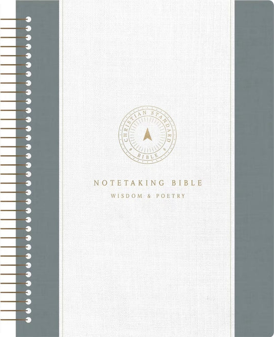 CSB Spiral-Bound Notetaking Bible, Wisdom and Poetry - Re-vived