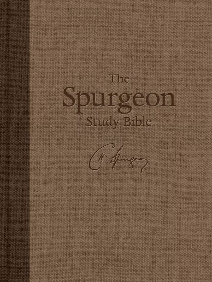 CSB Spurgeon Study Bible, Brown Hardcover - Re-vived