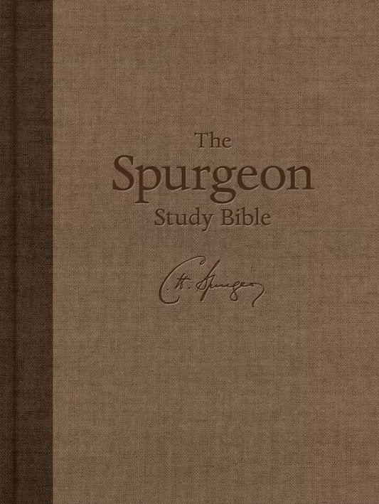 CSB Spurgeon Study Bible, Brown Hardcover - Re-vived
