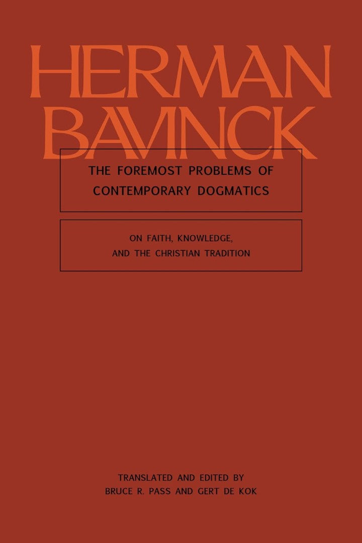 The Foremost Problems of Contemporary Dogmatics - Re-vived