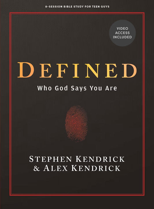 Defined Teen Guys Bible Study Book with Video Access - Re-vived