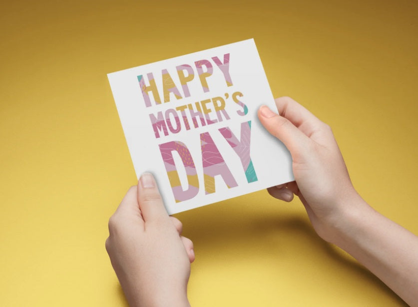 Happy Mother's Day (Abstract) Greeting Card & Envelope - Re-vived