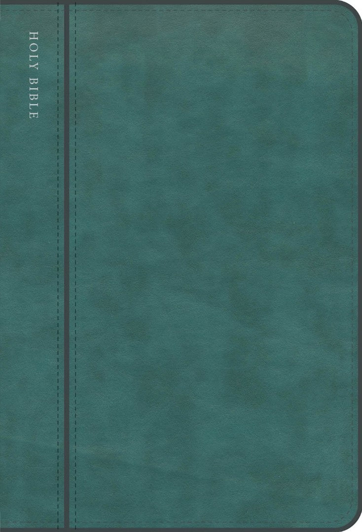 CSB Large Print Compact Reference Bible, Teal - Re-vived