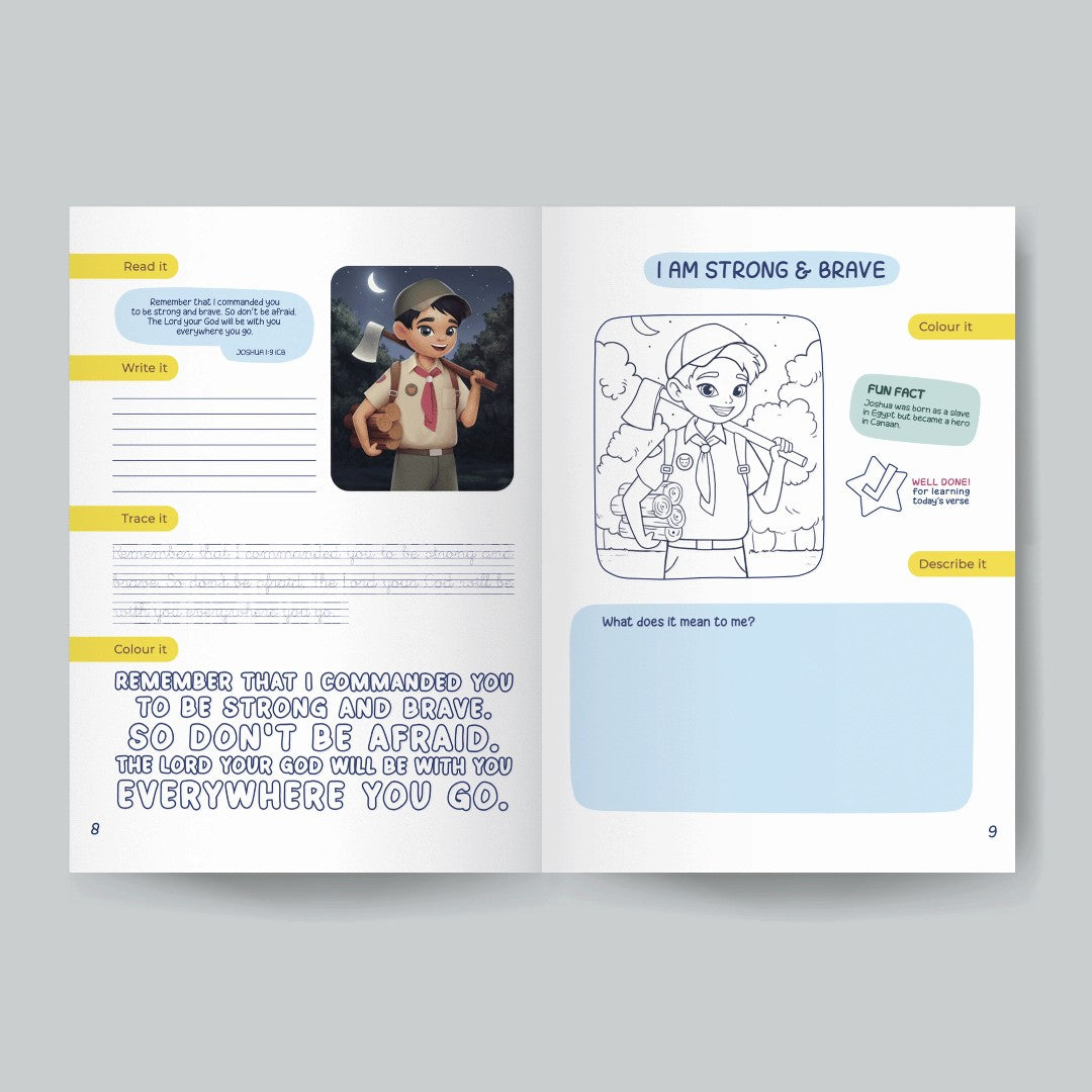 Everyday Bible Verses for Little Ones Activity Book - Re-vived