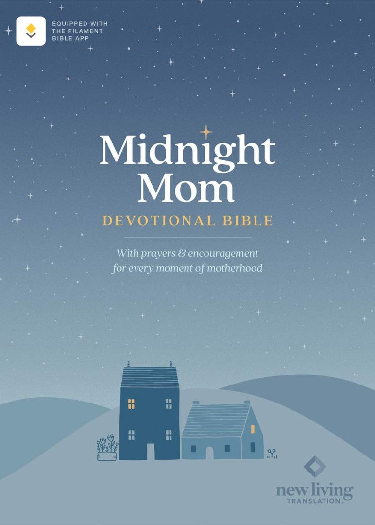 NLT Midnight Mom Devotional Bible - Re-vived