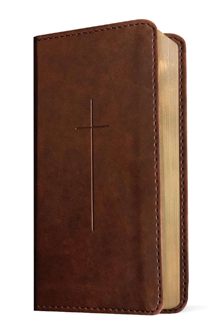 NLT Pocket Thinline Bible, Filament Enabled, Brown - Re-vived