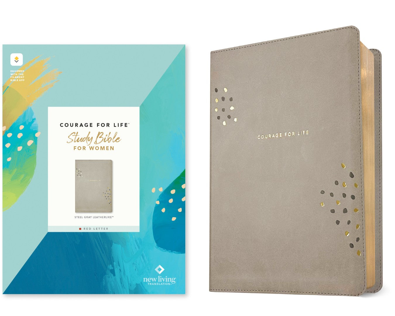 NLT Courage for Life Study Bible for Women, Filament Enabled - Re-vived