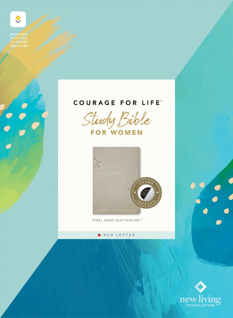 NLT Courage for Life Study Bible for Women, Filament Enabled - Re-vived