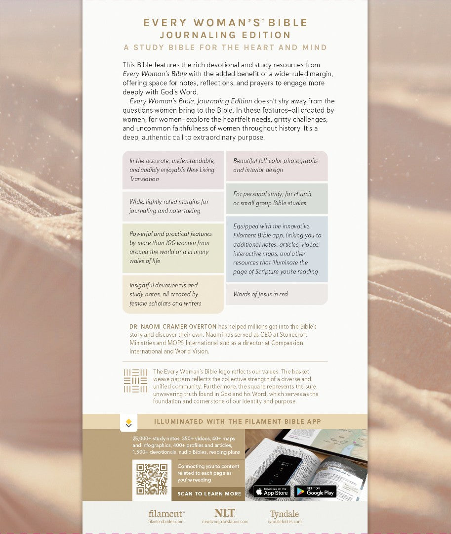 NLT Every Woman's Bible, Journaling Edition - Re-vived