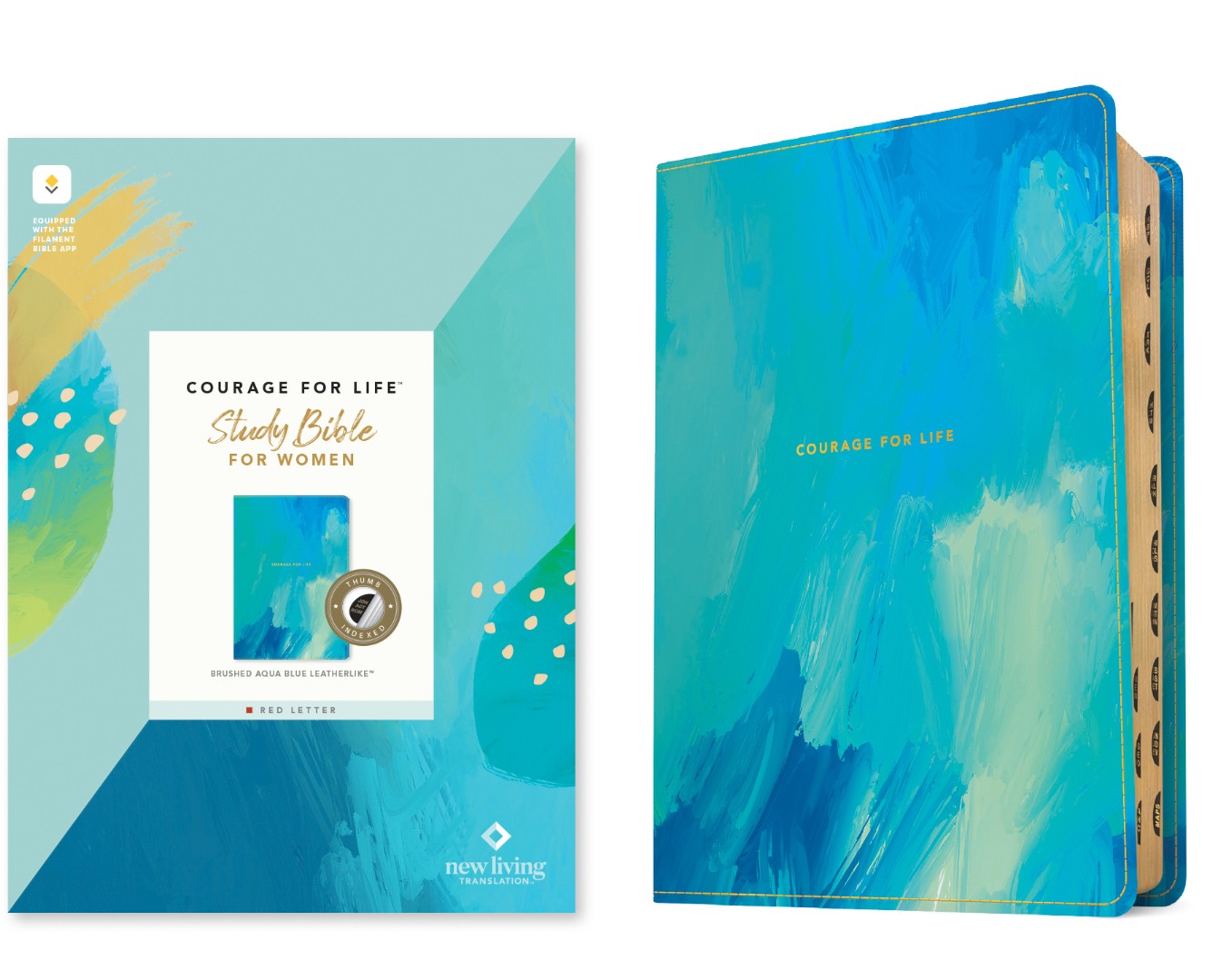 NLT Courage for Life Study Bible for Women, Filament Enabled - Re-vived