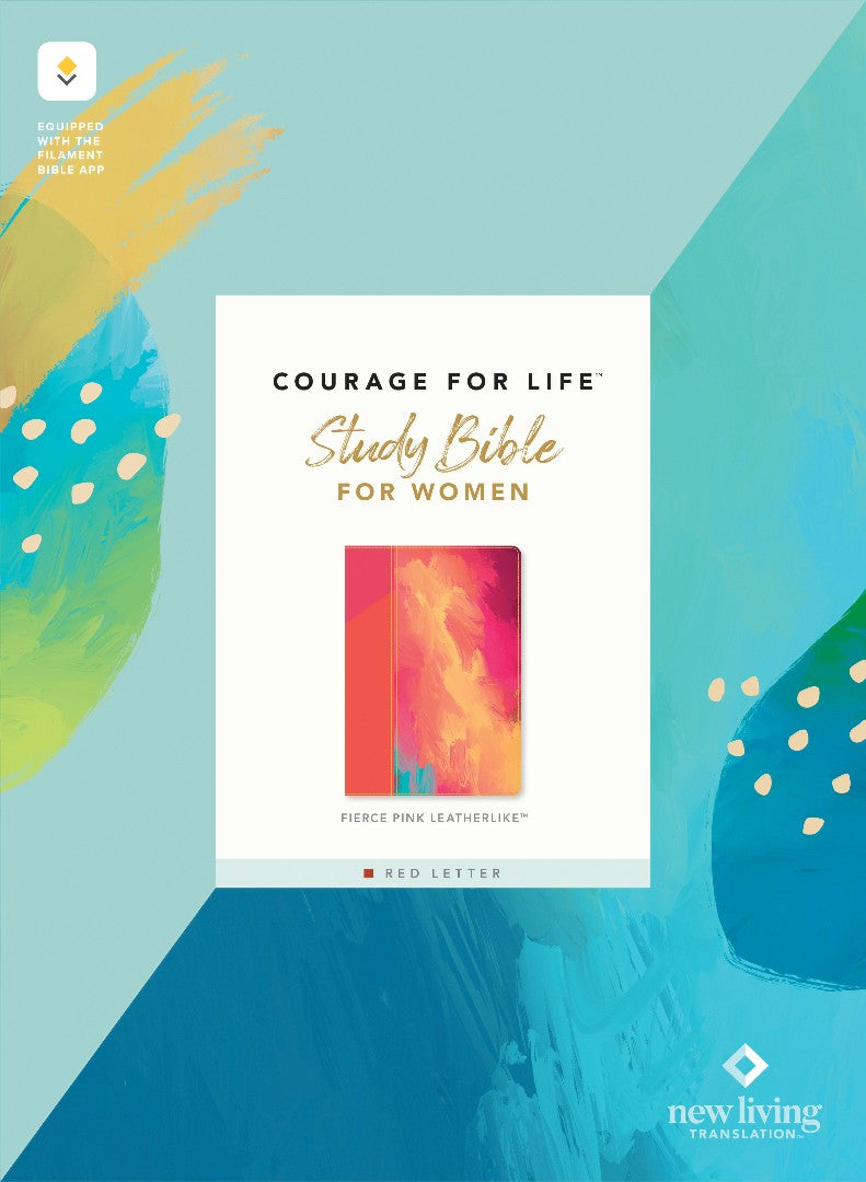 NLT Courage for Life Study Bible for Women, Filament Enabled - Re-vived