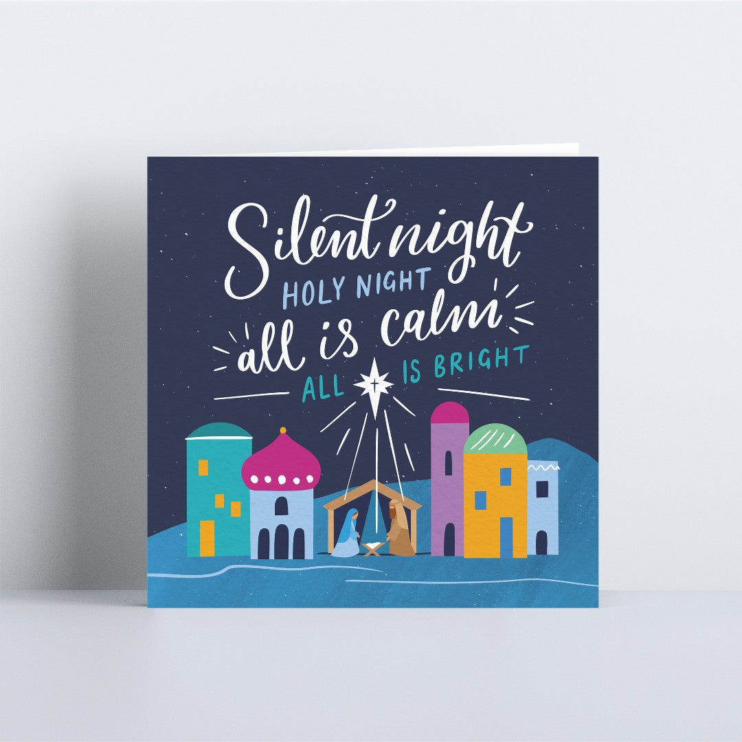 Silent Night - Christmas Card - Re-vived