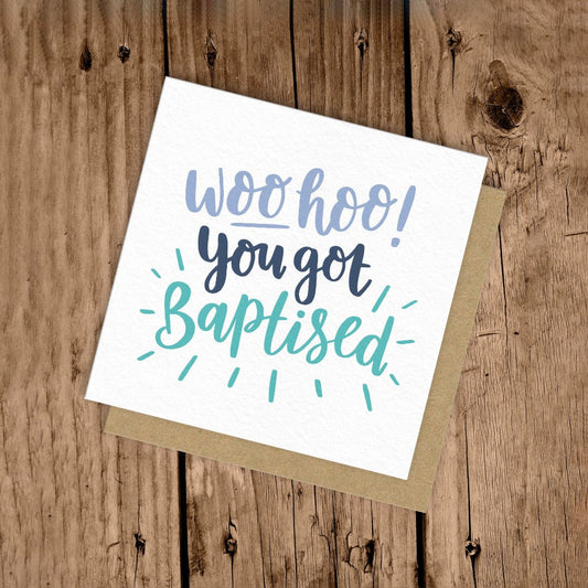Woohoo Baptism Card - Re-vived