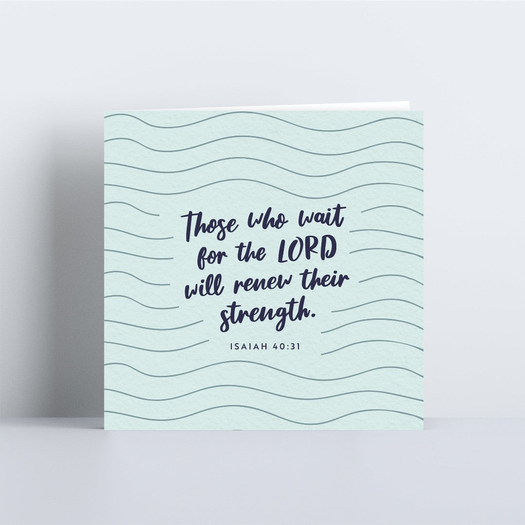Isaiah 40:31 Card - Re-vived