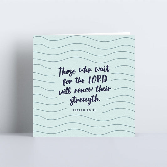 Isaiah 40:31 Card - Re-vived