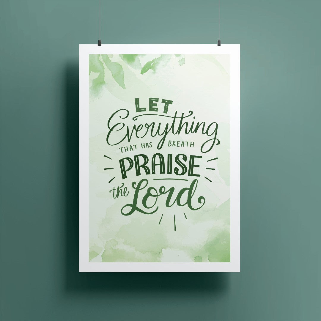 Praise The Lord A4 Print - Re-vived