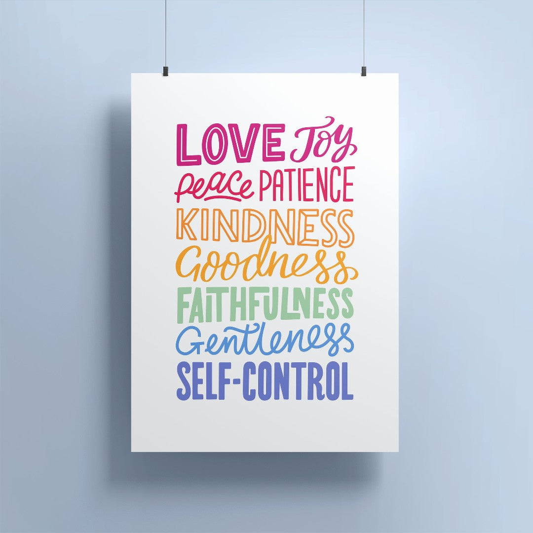 Fruit Of The Spirit A5 Print - Re-vived