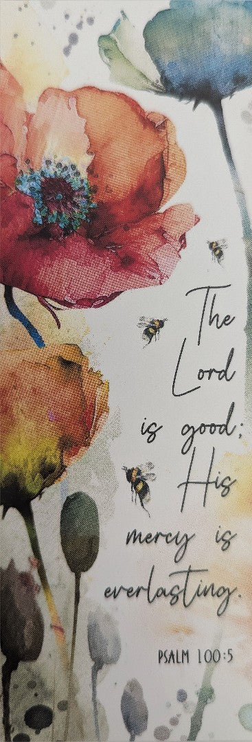 Lord is Good (Blue Poppy) Bookmark - Re-vived