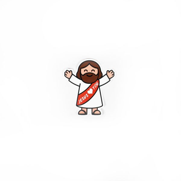 Sticker Vinyl - Jesus (Pack of 5)