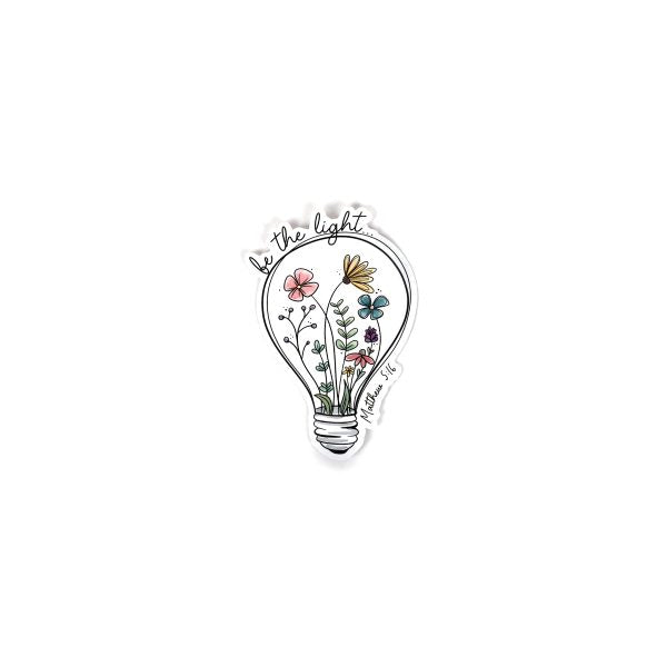 Sticker Vinyl - Be the Light (Pack of 5)