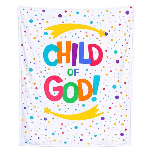 Children's Throw Blanket - Child of God 50"x60"