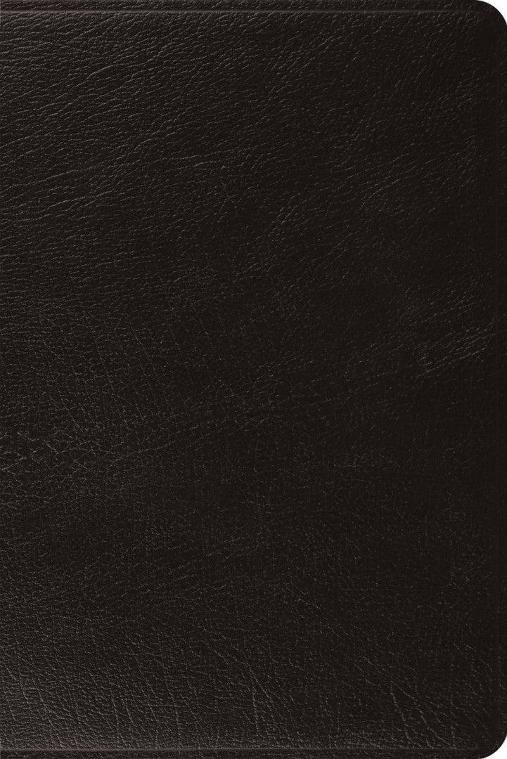 ESV Personal Size Reference Bible, Genuine Leather, Black