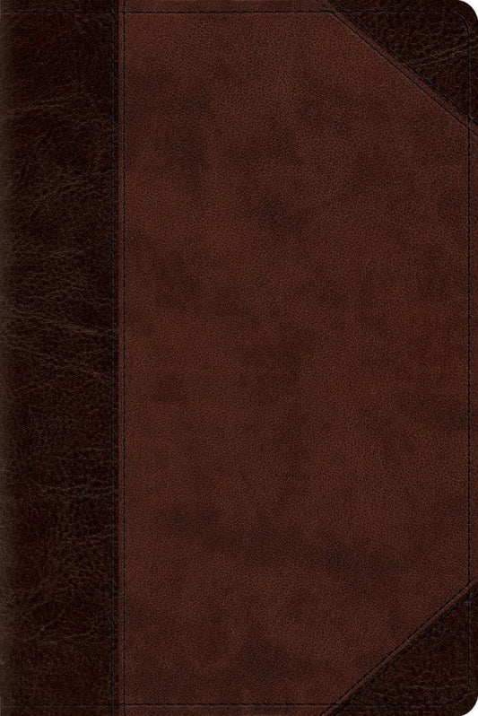 ESV Personal Size Reference Bible, Trutone, Brown/Walnut