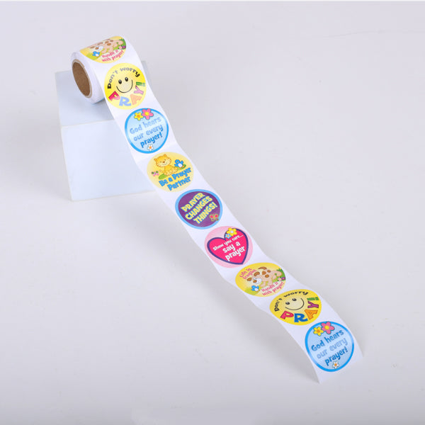 Stickers - Prayers (Roll of 100)