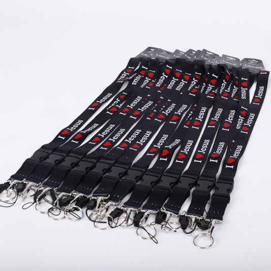 Lanyard I Love Jesus (Pack of 12)