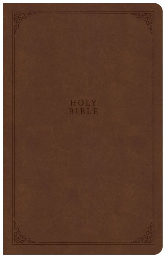 CSB Premium Gift Bible, Easy-to-Read Optimal Type, Brown