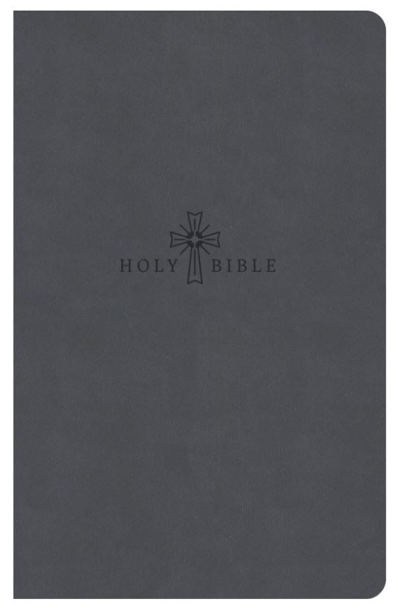 CSB Premium Gift Bible, Easy-to-Read Optimal Type, Charcoal