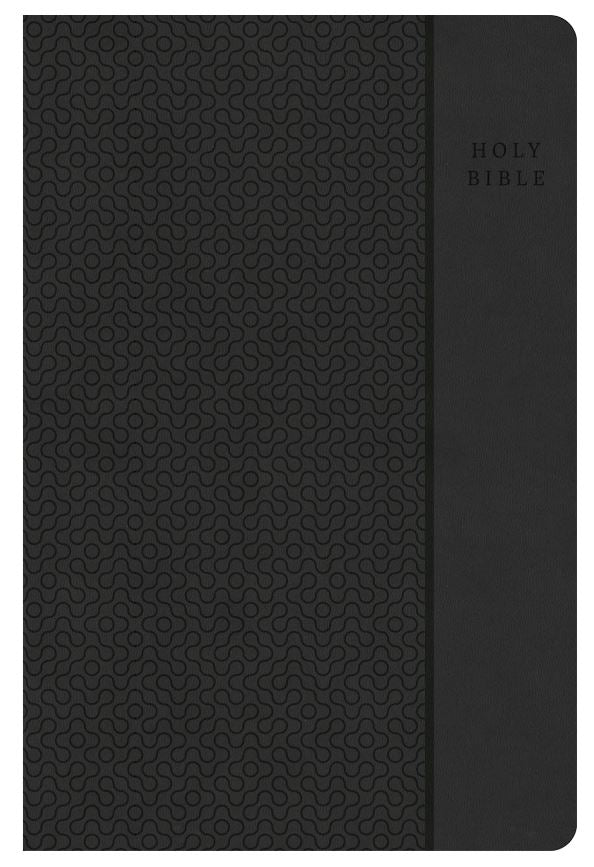 CSB Large Print Personal Size Reference Bible, Charcoal